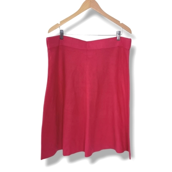 NWT Liz Claiborne A-Line Sweater Skirt in Jazzy Rose Size XXL - Picture 2 of 8